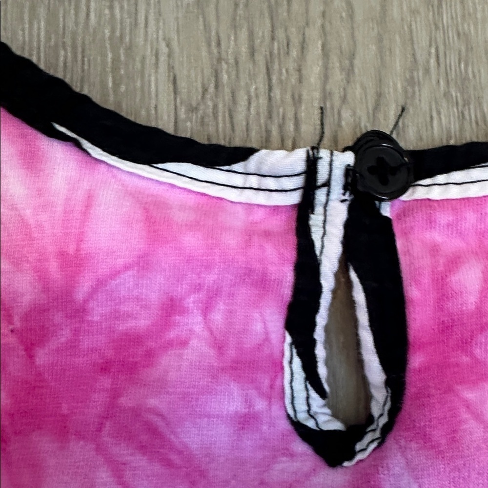 Ann Loren Pink Tie-Dye Mickey Mouse Kids Outfit size 2/3t - Picture 8 of 12